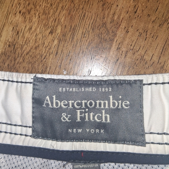 Abercrombie and FitchVintage Y2K Florsl  Surf Trunks Blue Hawiian M - Picture 4 of 6